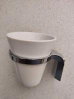 Bekerhouder met beker, Ophalen of Verzenden, Nieuw, Wit, Overige typen