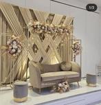 Bruidsbank weddingstage te huur, Hobby en Vrije tijd, Feestartikelen | Verhuur, Ophalen of Verzenden, Zo goed als nieuw, Geboorte of Huwelijk