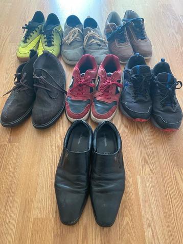 7 Men's Shoes - Various Styles & Sizes (EUR 44-46.5) beschikbaar voor biedingen