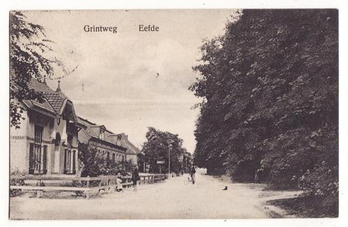 Eefde Grintweg 1913 oude ansichtkaart, Verzamelen, Ansichtkaarten | Nederland, Gelopen, Gelderland, Voor 1920, Verzenden