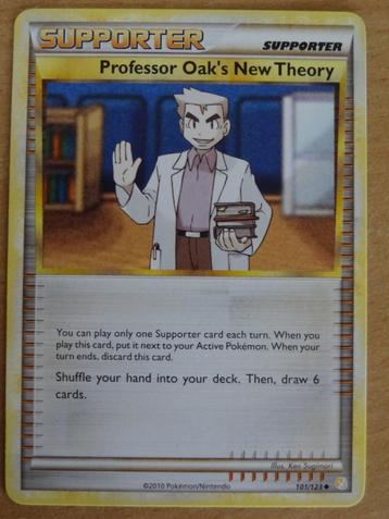 Pokémonkaart Supporter Professor Oak's New Theory 101/123 >S beschikbaar voor biedingen