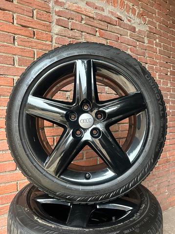 17” inch AUDI A3 Winterset Zwart ORIGINEEL Velgen Banden  beschikbaar voor biedingen
