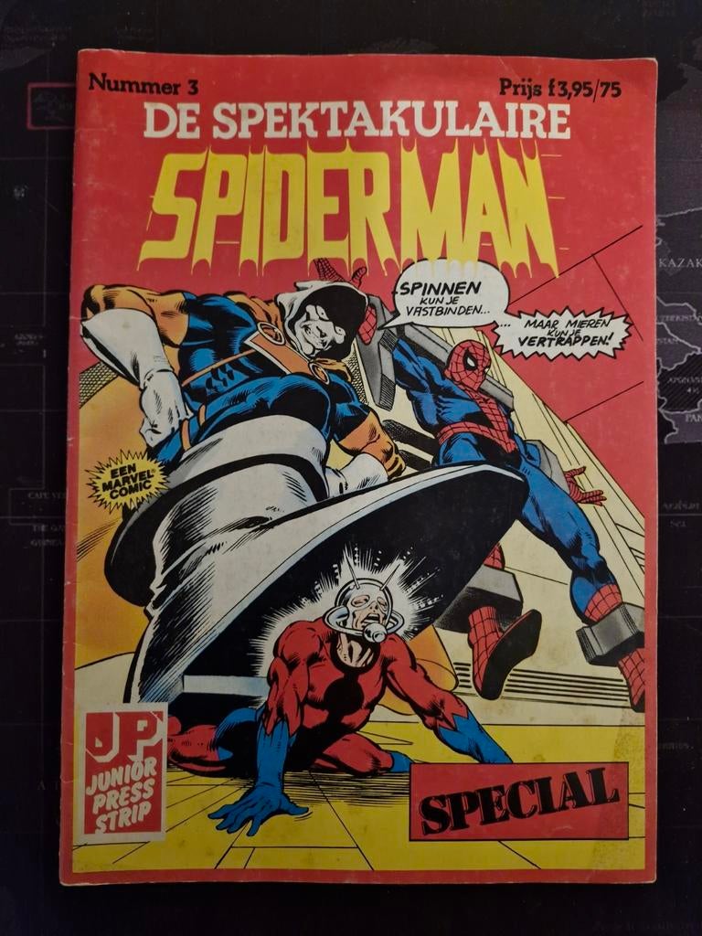 De Spektakulaire Spider-Man Junior Press Strip Nr. 3, Boeken, Strips | Comics, Amerika, Stan Lee, Ophalen of Verzenden, Gelezen