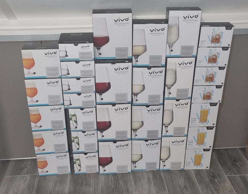 VIVO Villeroy & Boch // AH Albert Heijn kristalglazen, Glas of Glazen, Nieuw, Ophalen of Verzenden, Glas