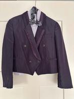 Jongens colbertje met overhemd en vlinderdasje maat 140, Ophalen of Verzenden, Zo goed als nieuw, Jongen, Overhemd of Blouse