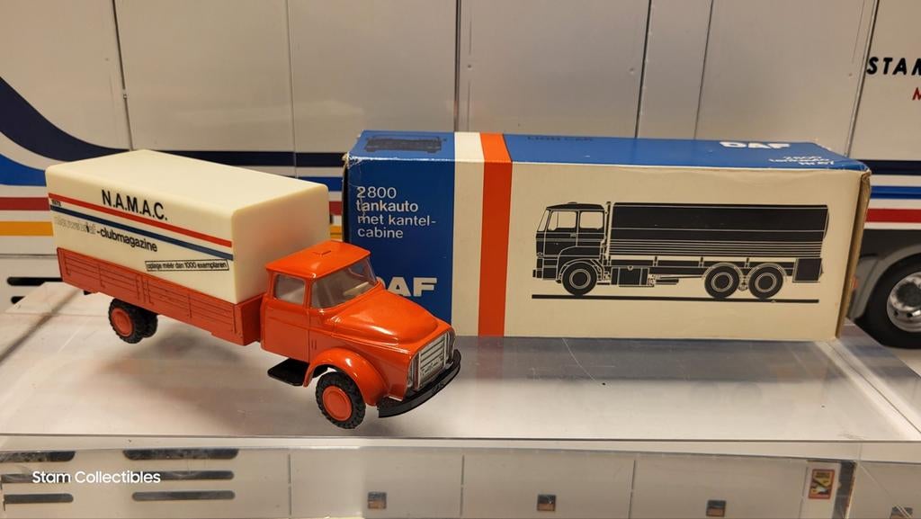 Lion Car / Toys No.68 Daf Torpedo 2300 Namac Red, Ophalen of Verzenden, Zo goed als nieuw, Lion Toys, Bus of Vrachtwagen