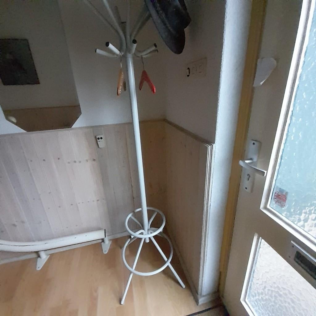 Vintage en klassieke staande kapstok, Huis en Inrichting, Woonaccessoires | Kapstokken, Ophalen, Gebruikt, Metaal, Staande kapstok