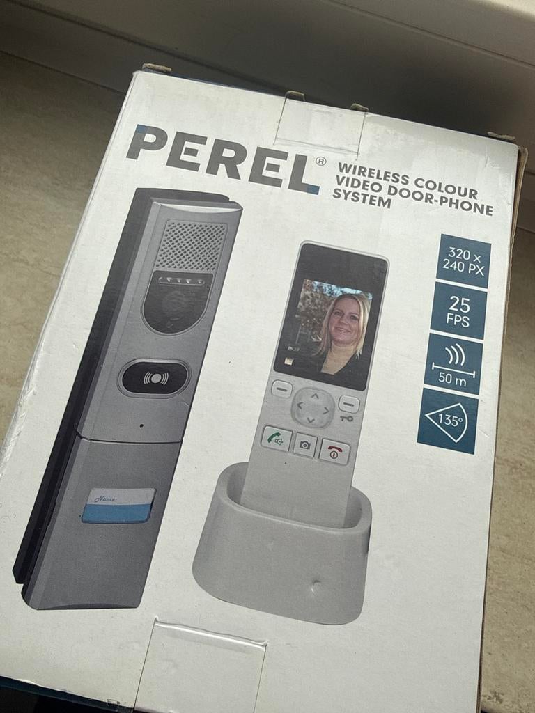 Perel Draadloos Kleur Video Deurtelefoon Systeem, Ophalen of Verzenden, Nieuw