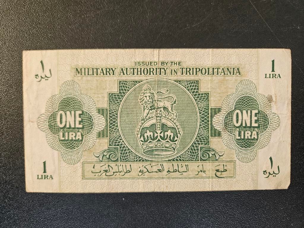 Tripolitania (Libië) pick M1a 1943, Postzegels en Munten, Bankbiljetten | Afrika, Ophalen of Verzenden, Overige landen, Los biljet