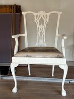 Hele grote stoel te koop een bijzonder exemplaar, Gebruikt, Wit, Eén, Brocante
