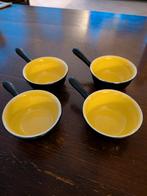 Vintage jaren '60 Villeroy & Boch zwart gele schaaltjes, Ophalen of Verzenden