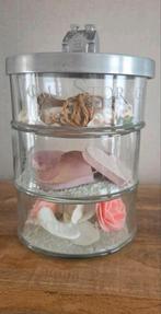 Riviera Maison 3-delige voorraadpot met decoratie, Ophalen, Zo goed als nieuw