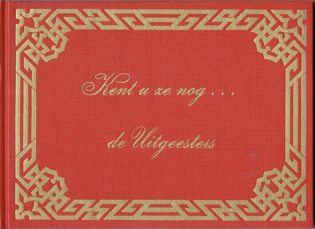 De Uitgeesters Kent u ze nog, Boeken, Ophalen of Verzenden, Zo goed als nieuw