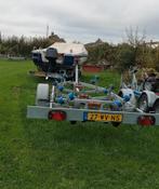 Boot trailer Marlin EAB 1300, geremd, op kenteken, Watersport en Boten, Boottrailers, Ophalen, Minder dan 1500 kg, Sloepentrailer