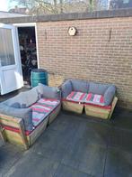 Tuinset inclusief kussens, Tuin en Terras, Tuinsets en Loungesets, Ophalen, 4 zitplaatsen, Gebruikt, Loungeset
