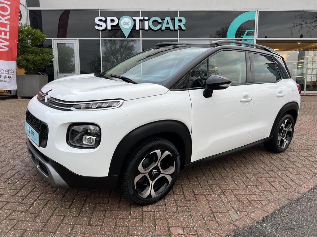 Citroën C3 Aircross 1.2 Turbo 110 pk S&S Shine M6 17 inch v, Gebruikt, 1199 cc, Wit, Bedrijf