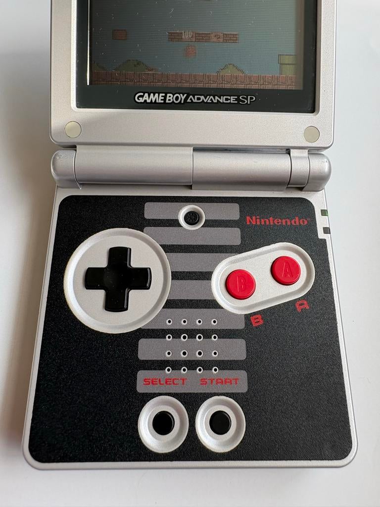 Game Boy Advance SP AGS-001 met Super Mario Bros., Ophalen of Verzenden, Gebruikt, Game Boy Advance SP, Met games