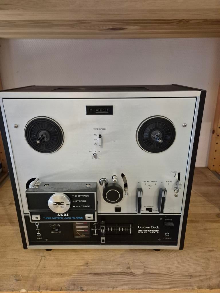 Akai x 200D, Ophalen, Bandrecorder