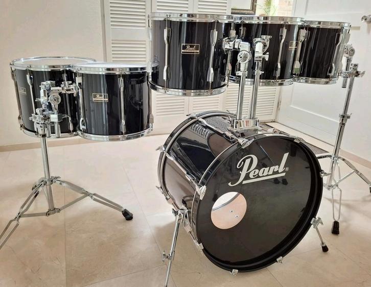 MEGA Pearl Export shell set drumstel Shellset, Muziek en Instrumenten, Instrumenten | Onderdelen, Zo goed als nieuw, Drums of Percussie