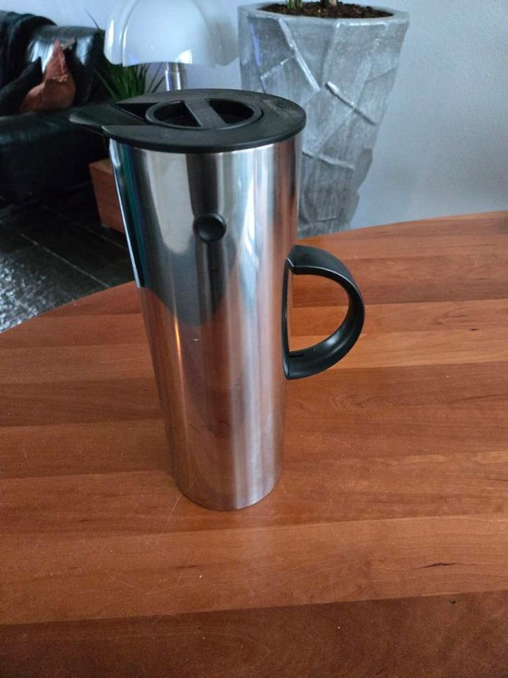Stelton Thermoskan van hoogwaardig RVS, Huis en Inrichting, Keuken | Keukenbenodigdheden, Zo goed als nieuw, Overige typen, Overige merken
