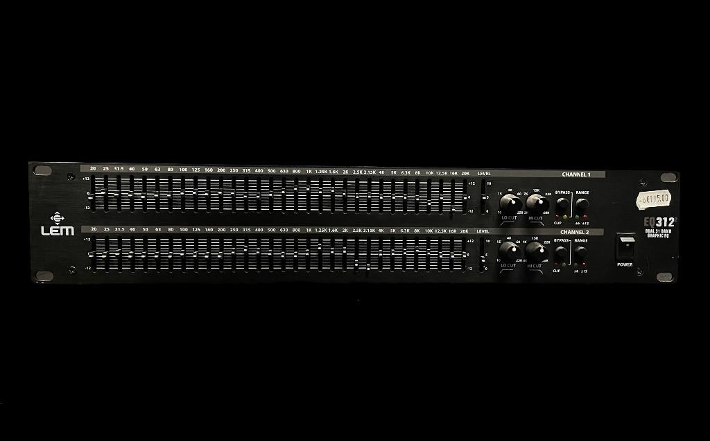 LEM EQ312 | Dual 31-bands EQ, Audio, Tv en Foto, Professionele Audio-, Tv- en Video-apparatuur, Ophalen of Verzenden, Zo goed als nieuw