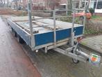 Tandemas aanhanger plauteu wagen met alu Schotten, Ophalen of Verzenden, 80 kg of meer