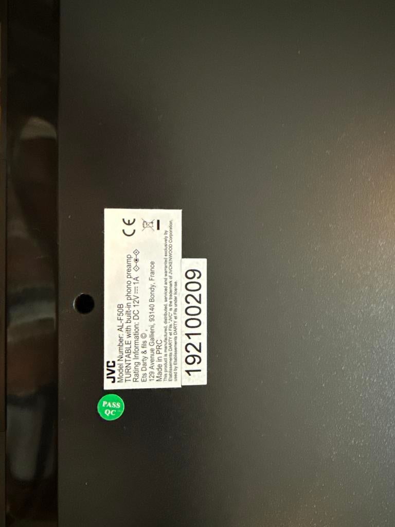 JVC AL-F50B Platenspeler, Audio, Tv en Foto, Platenspelers, Gebruikt, Platenspeler, Overige merken, Automatisch, Ophalen