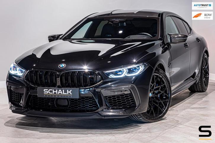 BMW 8-serie Gran Coupé M8 Competition|Carbon|B&W|ACC|HUD|Fu, Auto's, BMW, Bedrijf, Te koop, 8-Serie Gran Coupé, 360° camera, 4x4