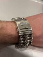 Unieke Buddha to Buddha Edwin XL Armband Zilver 30mm, Ophalen, Zo goed als nieuw, Met bedels of kralen, Zilver