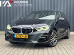 BMW 1-serie 118i High Executive Edition 140 pk ACC Lederen b, Stof, Gebruikt, Met garantie (alle), Zwart