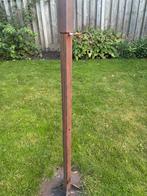 Verstelbare korfbal paal, voetplaat incl grondpinnen en korf, Sport en Fitness, Korfbal, Ophalen of Verzenden, Gebruikt, Korf of Paal
