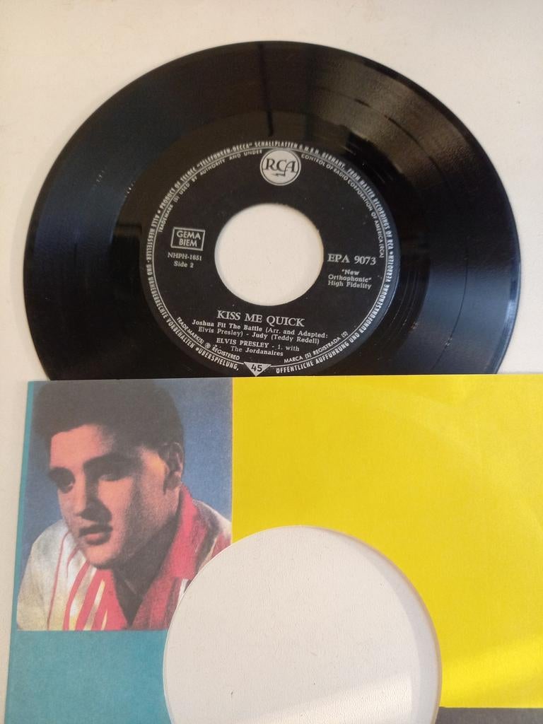 Elvis Presley epa 9073 - Kiss me Quick., Ophalen of Verzenden, Zo goed als nieuw, Pop