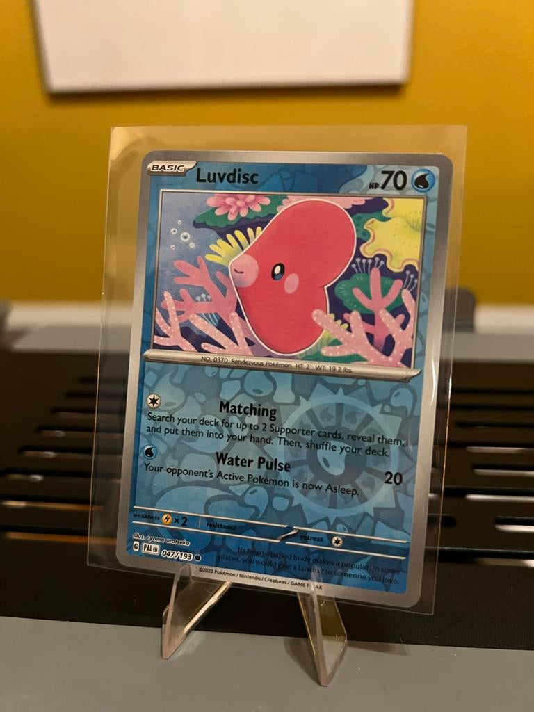 Pokémon Kaart Luvdisc 047/193 - Reverse Holo, Ophalen of Verzenden, Zo goed als nieuw, Losse kaart