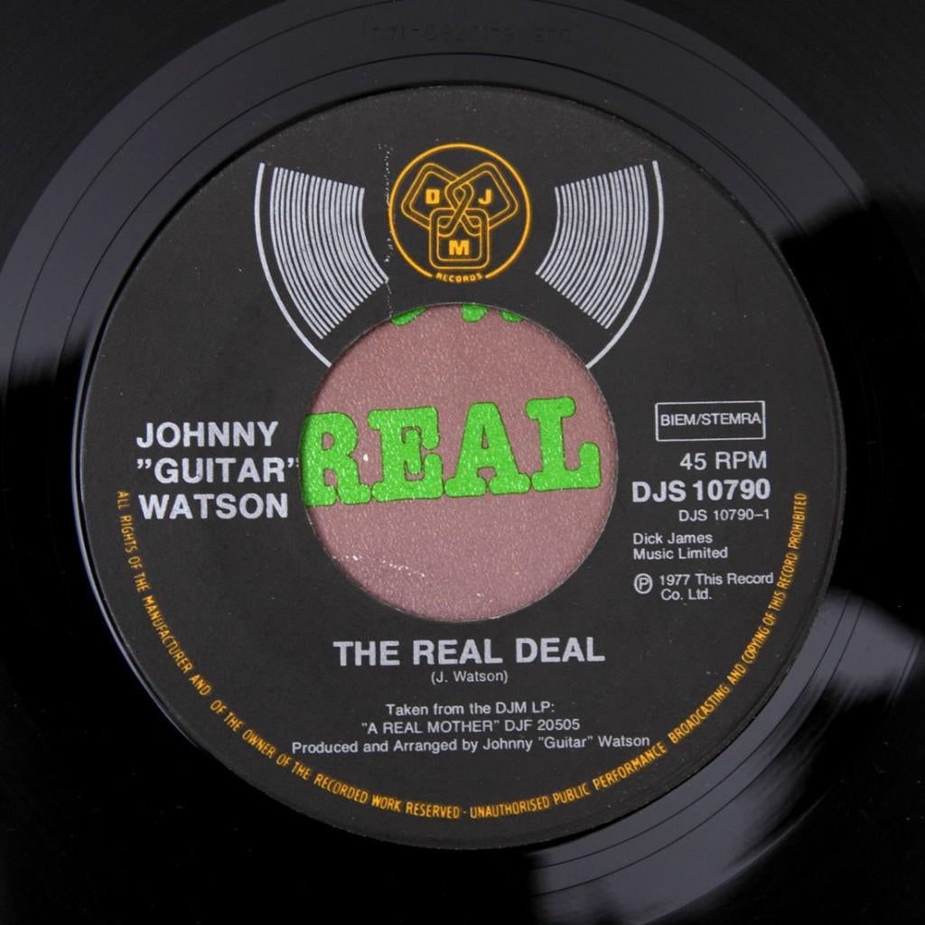 Johnny Guitar Watson THE REAL DEAL soul funk pop rock HIT, Verzenden, 7 inch, Single, Zo goed als nieuw