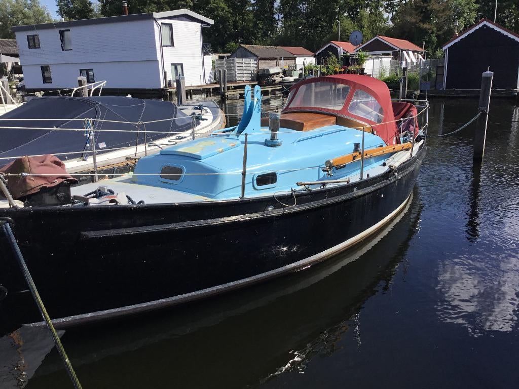 Klassieke zeilboot, Watersport en Boten, Kajuitzeilboten en Zeiljachten, Ophalen, Gebruikt, Staal, Diesel