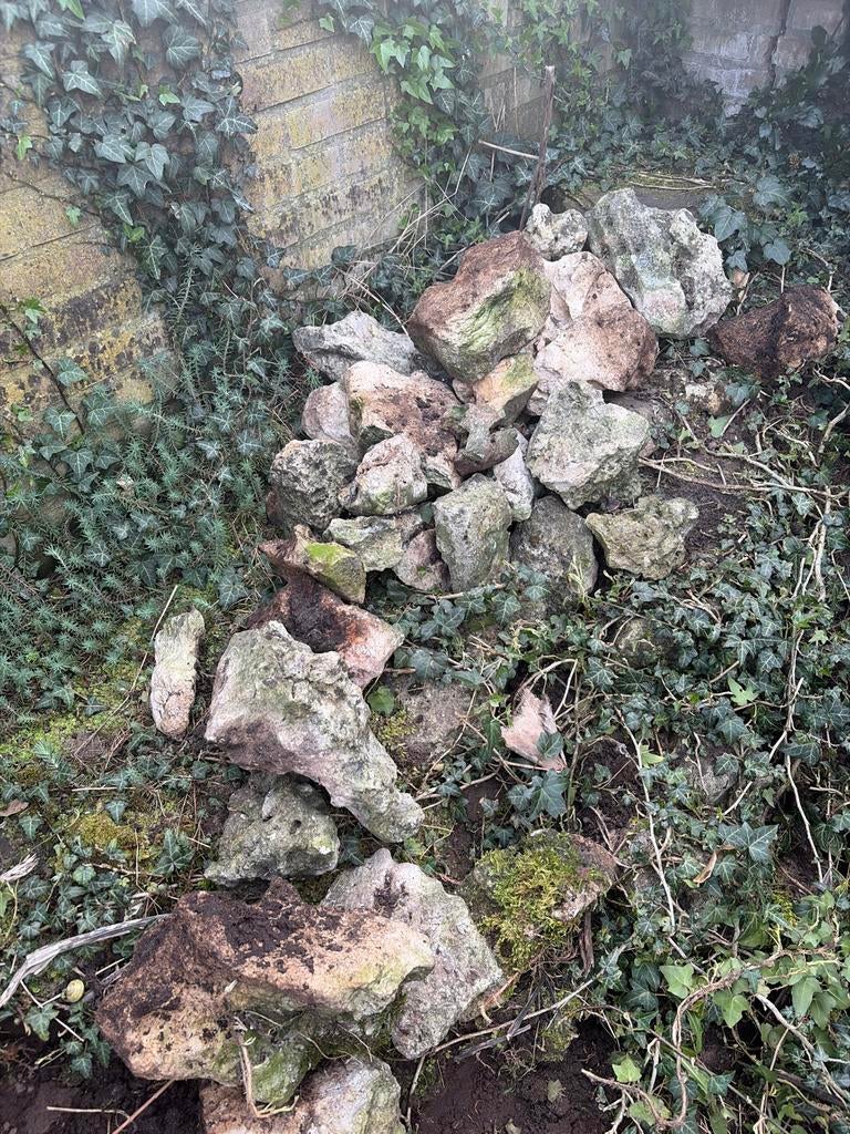 Rotsen of keien of natuursteen voor tuin of decoratie, Ophalen, Overige materialen, Gebruikt, Kei