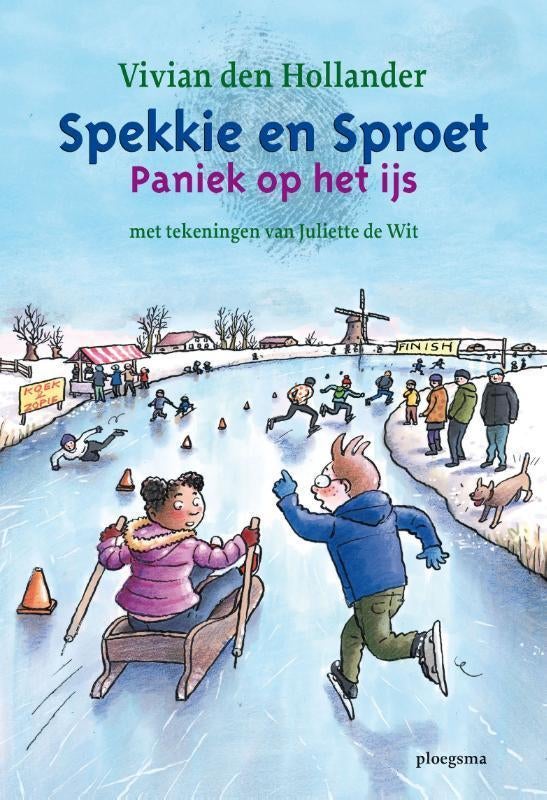 Spekkie en Sproet - paniek op het ijs - Vivian den Hollander, Ophalen of Verzenden, Nieuw, Vivian den Hollander, Fictie algemeen