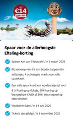 Efteling tot 14 euro pp korting op entree - AH Albert Heijn, Drie personen of meer, Kortingskaart
