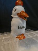 Vintage jaren 50 porseleinen eendje met kurkdopje (Eddike ), Ophalen of Verzenden, Gebruikt, Vogel, Beeldje of Figuurtje