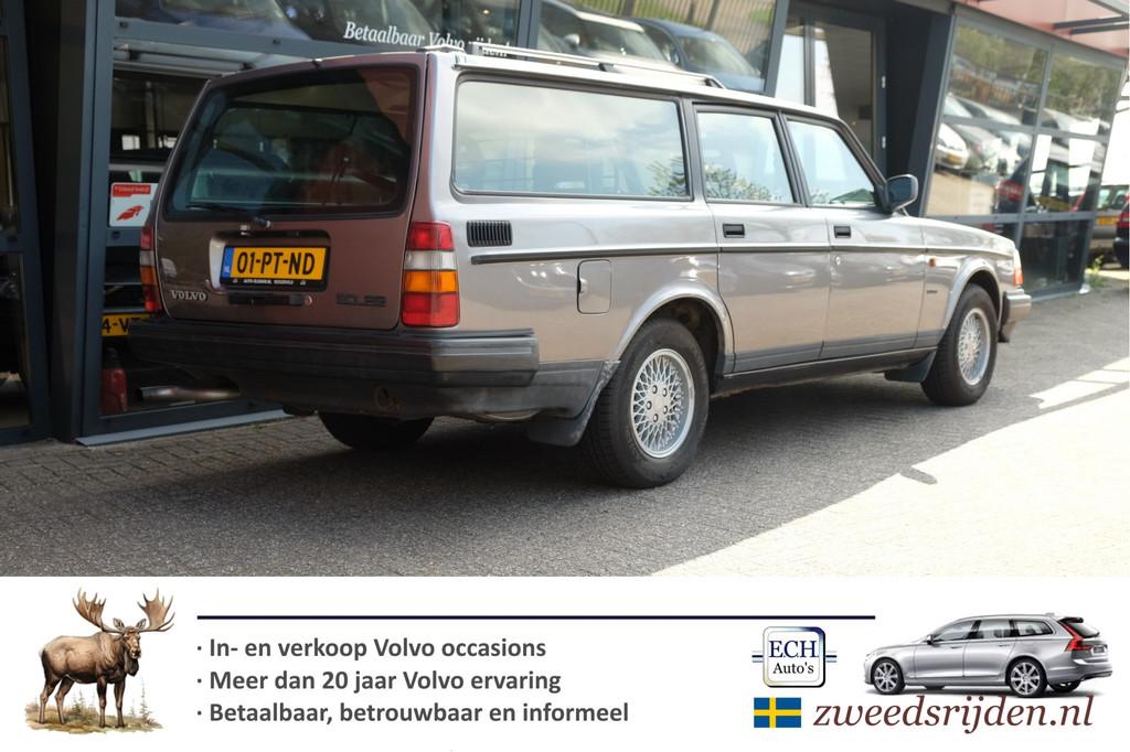 Volvo 240 2.0i Polar Estate APK t/m april 2028! (bj 1992), Auto's, Oldtimers, Achterwielaandrijving, Met garantie (alle), Leder