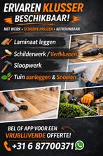 Renovatie, Schilderen, Laminaat leggen en Sloopwerk