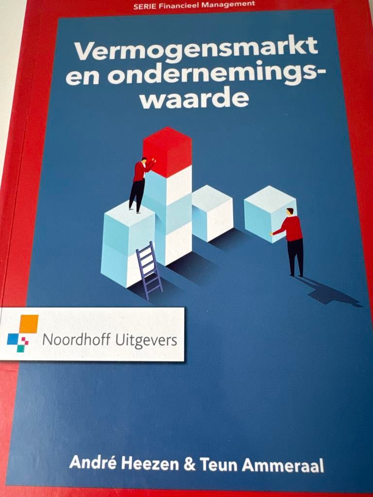 Vermogensmarkt en ondernemingswaarde - André Heezen, Ophalen of Verzenden, Zo goed als nieuw, Geld en Beleggen