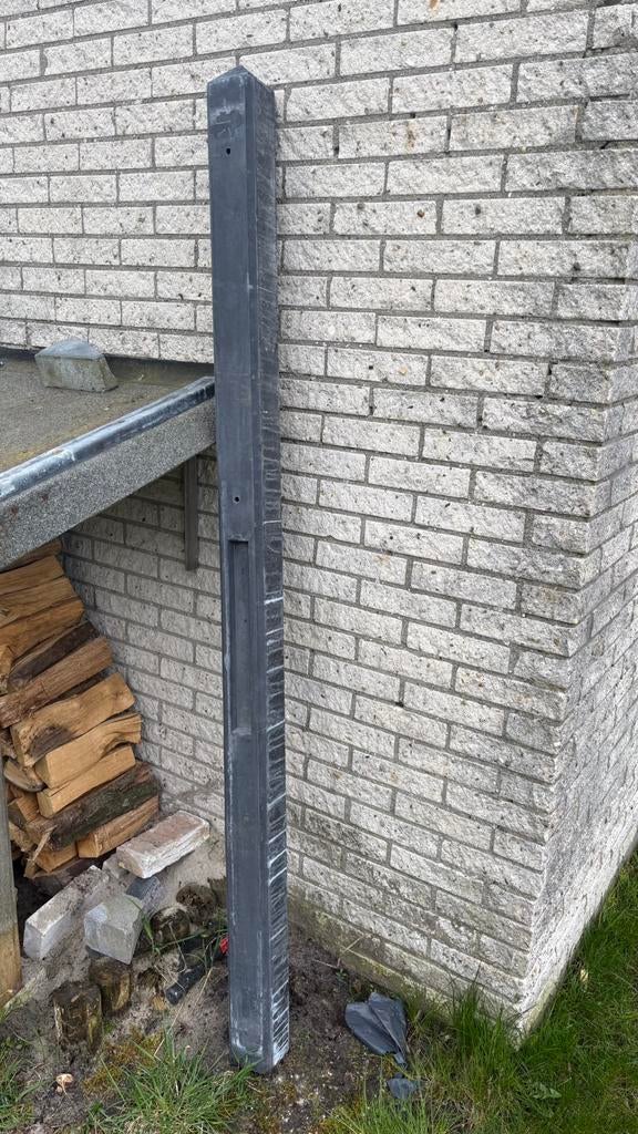 Tussenpaal beton antraciet 1900mm, Ophalen