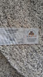 Wollen rond vloerkleed, Ophalen