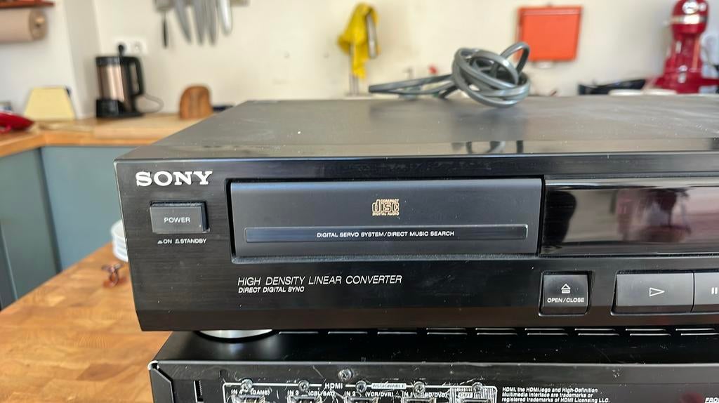 Sony CDP-497 cd speler, Ophalen of Verzenden, Gebruikt, Sony