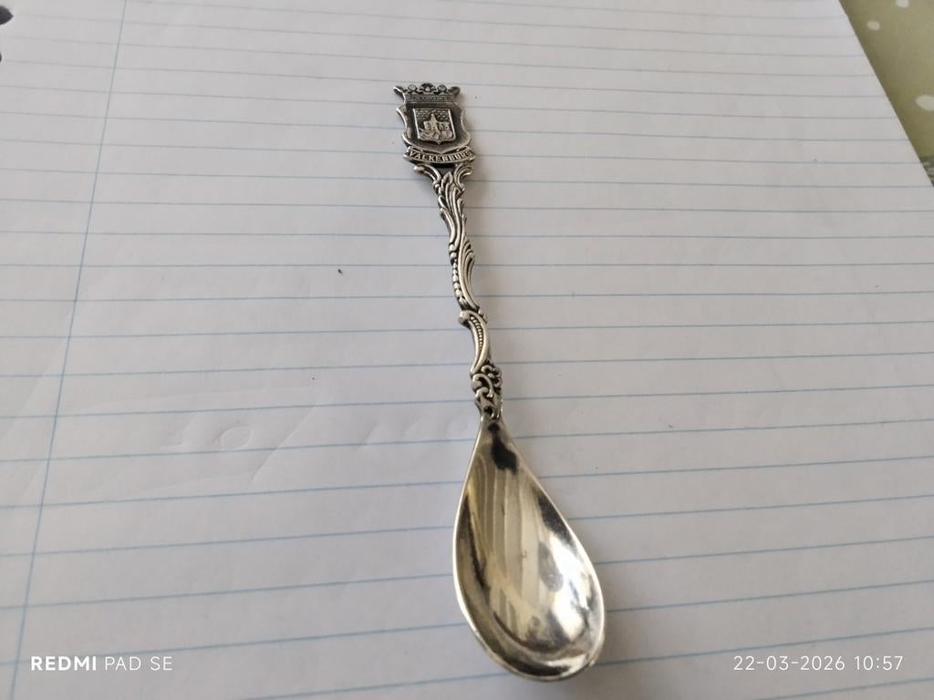 LEPELTJE van VALKENBURG 90 GERO VERZILVERD., Antiek en Kunst, Antiek | Bestek, Ophalen of Verzenden