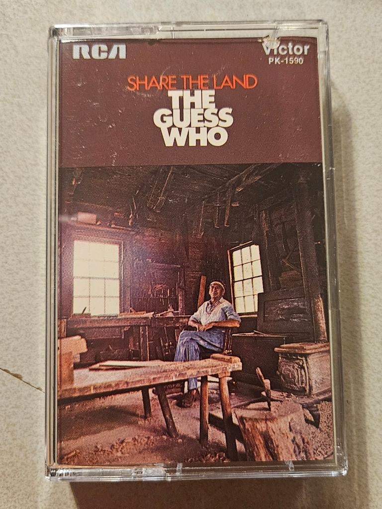 The guess who - share the land - Cassette, Cd's en Dvd's, Cassettebandjes, Gebruikt, Verzenden, 1 bandje, Origineel