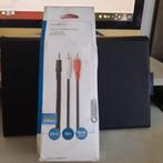 Nedis Stereo Audio Kabel 3.5mm naar 2x RCA - 15 meter, Ophalen of Verzenden, Nieuw, 10 meter of meer, Interlink-kabel