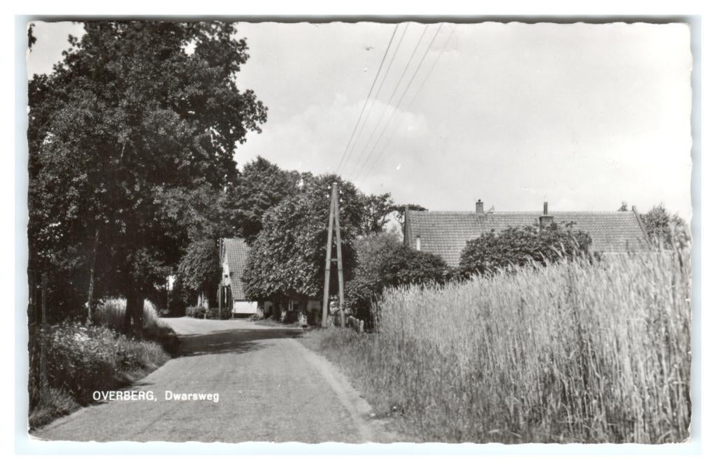 Overberg, (bij Veenendaal) Dwarsweg, Verzamelen, Ansichtkaarten | Nederland, Verzenden, 1960 tot 1980, Gelopen, Utrecht