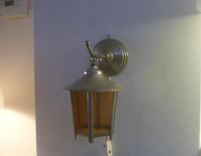Art Deco wandlamp nikkel glas muurlamp lantaarn applique, Ophalen of Verzenden